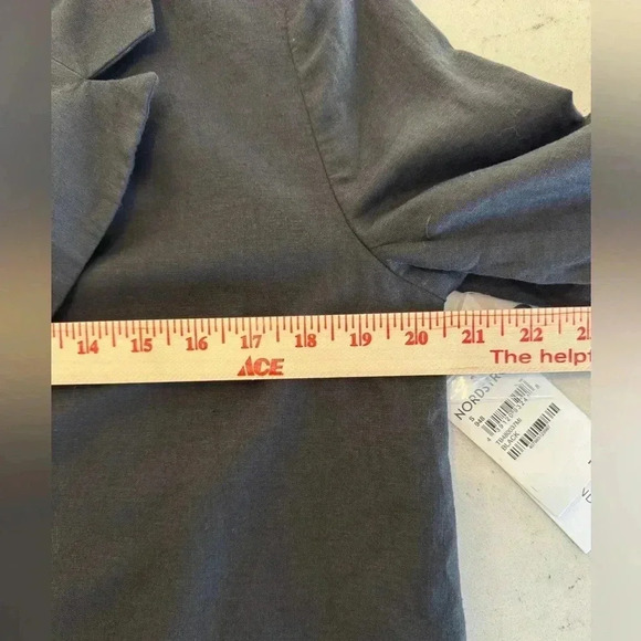 Treasure & Bond Linen Blend Blazer NWT, Black, Size Small - Picture 8 of 11